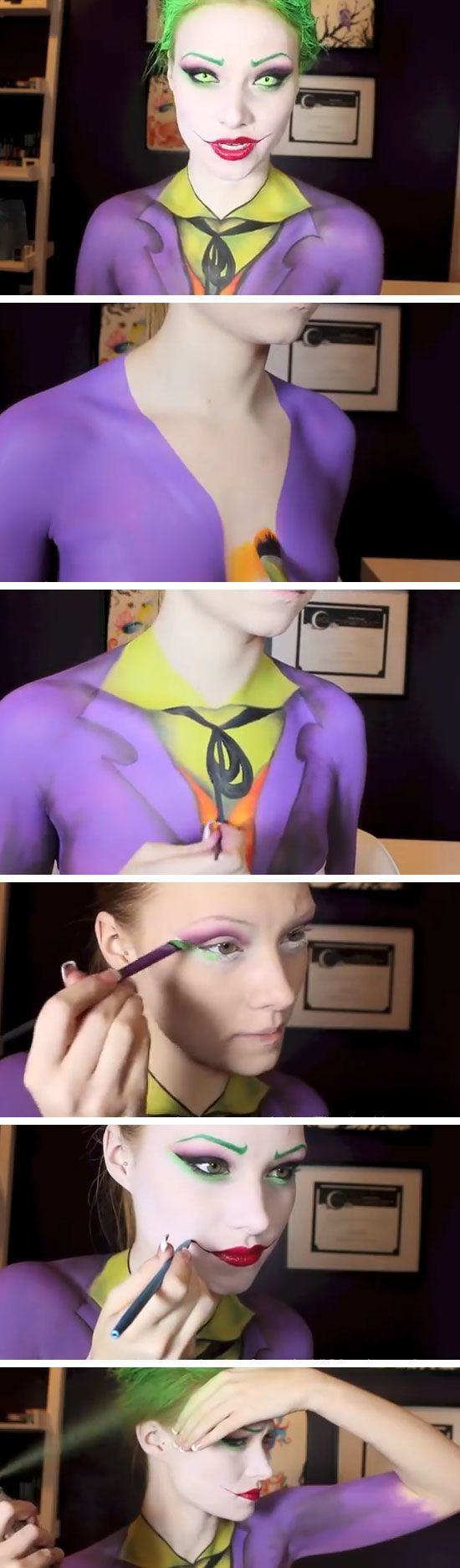 DIY Female Joker Costume
 30 Easy DIY Halloween Costumes for Women