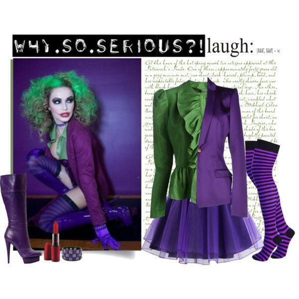 DIY Female Joker Costume
 Female Joker Costume
