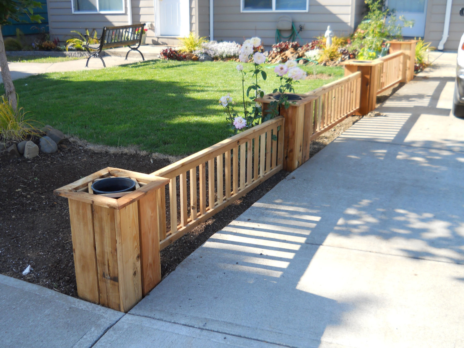 DIY Fence Kit
 Cedar Fence Planter 96 DIY Kit