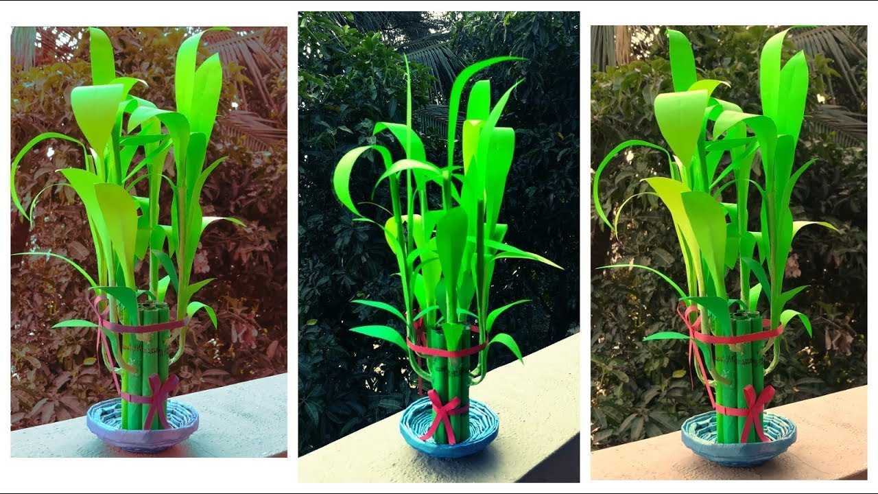 DIY Feng Shui Decor
 DIY Make Papermade Feng Shui Lucky Bamboo Tree Step by