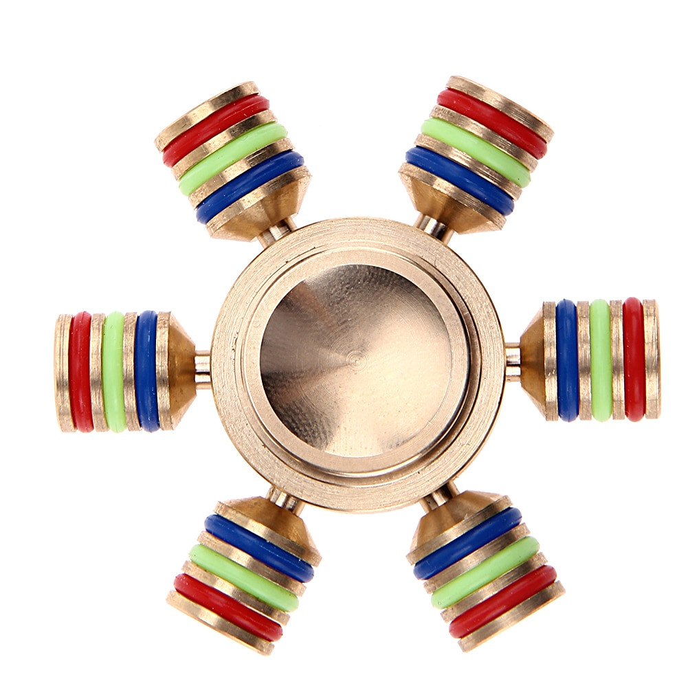 DIY Fidget Toys For Adults
 DIY Rainbow Fid Spinner Metal Finger Spinner Hand