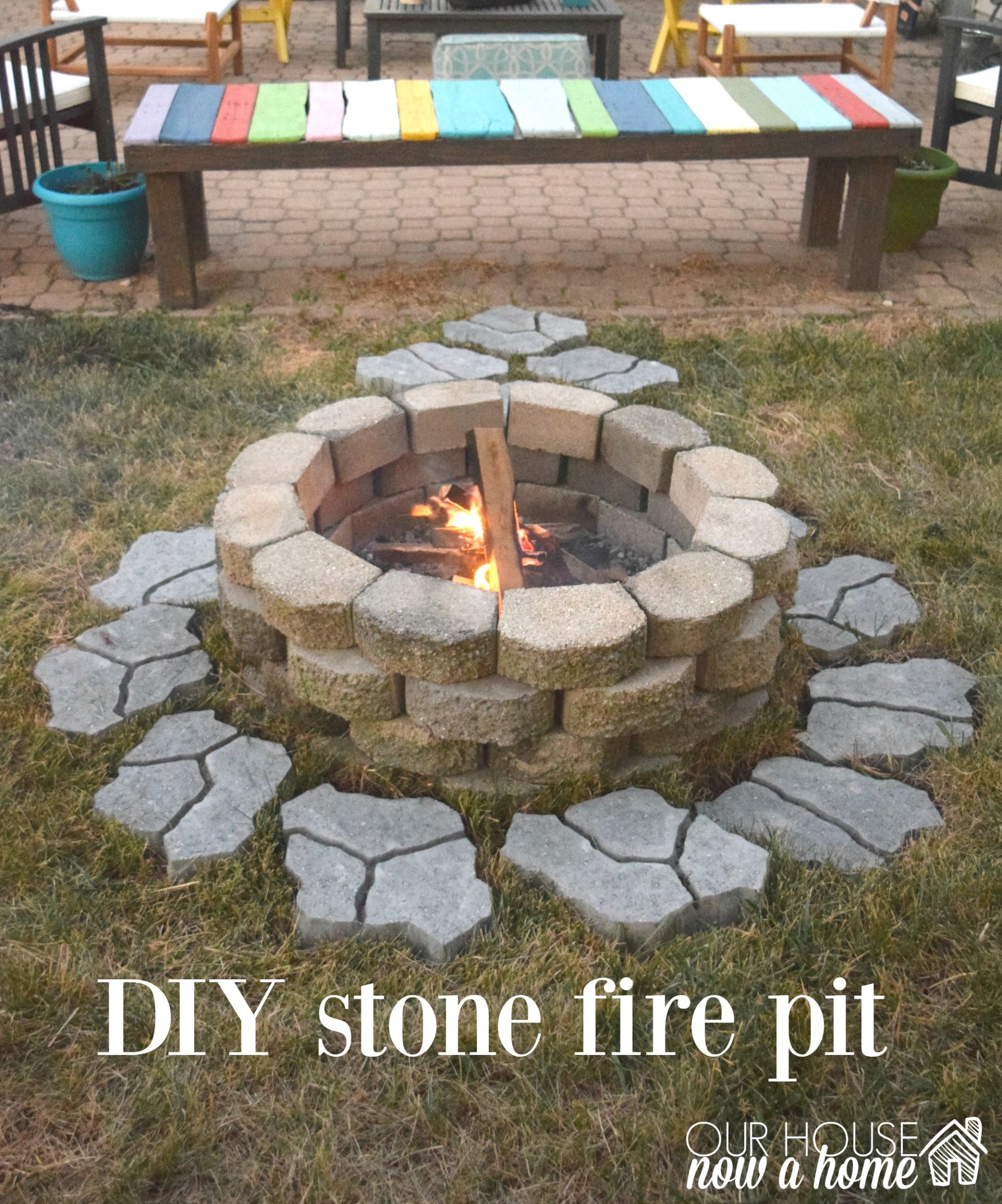 DIY Fire Pits Outdoor
 DIY fire pit for the backyard • Our House Now a Home