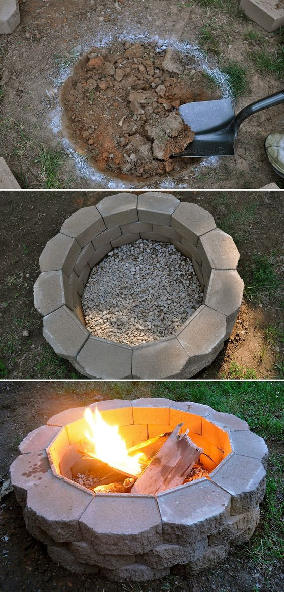 DIY Fire Pits Outdoor
 50 Backyard Hacks Home Stories A to Z