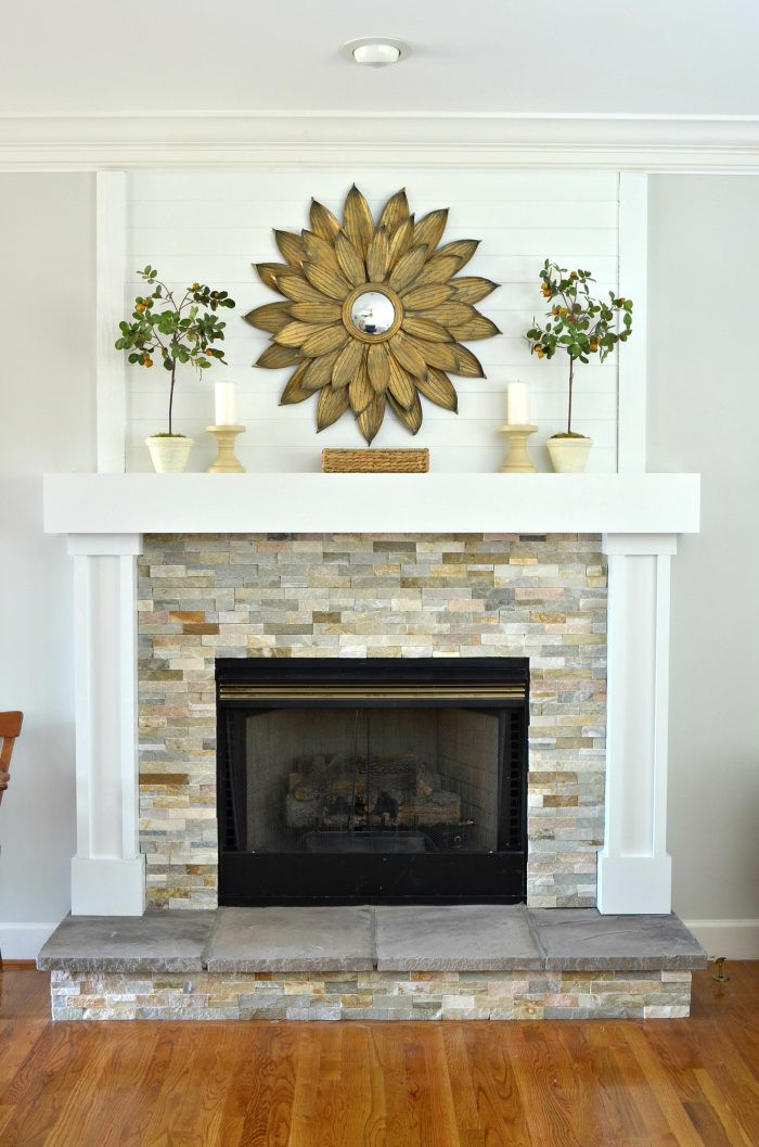 DIY Fireplace Decor
 Simple Fall Mantel Decor At Home With The Barkers