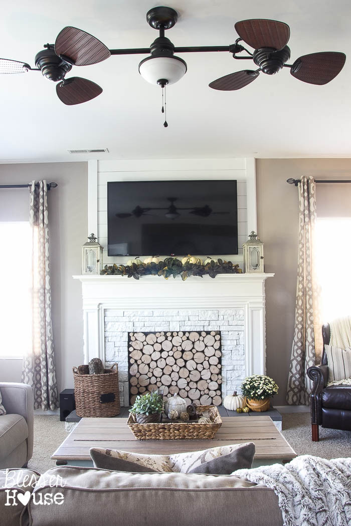 DIY Fireplace Decor
 DIY Faux Fireplace for Under $600 The Big Reveal Bless