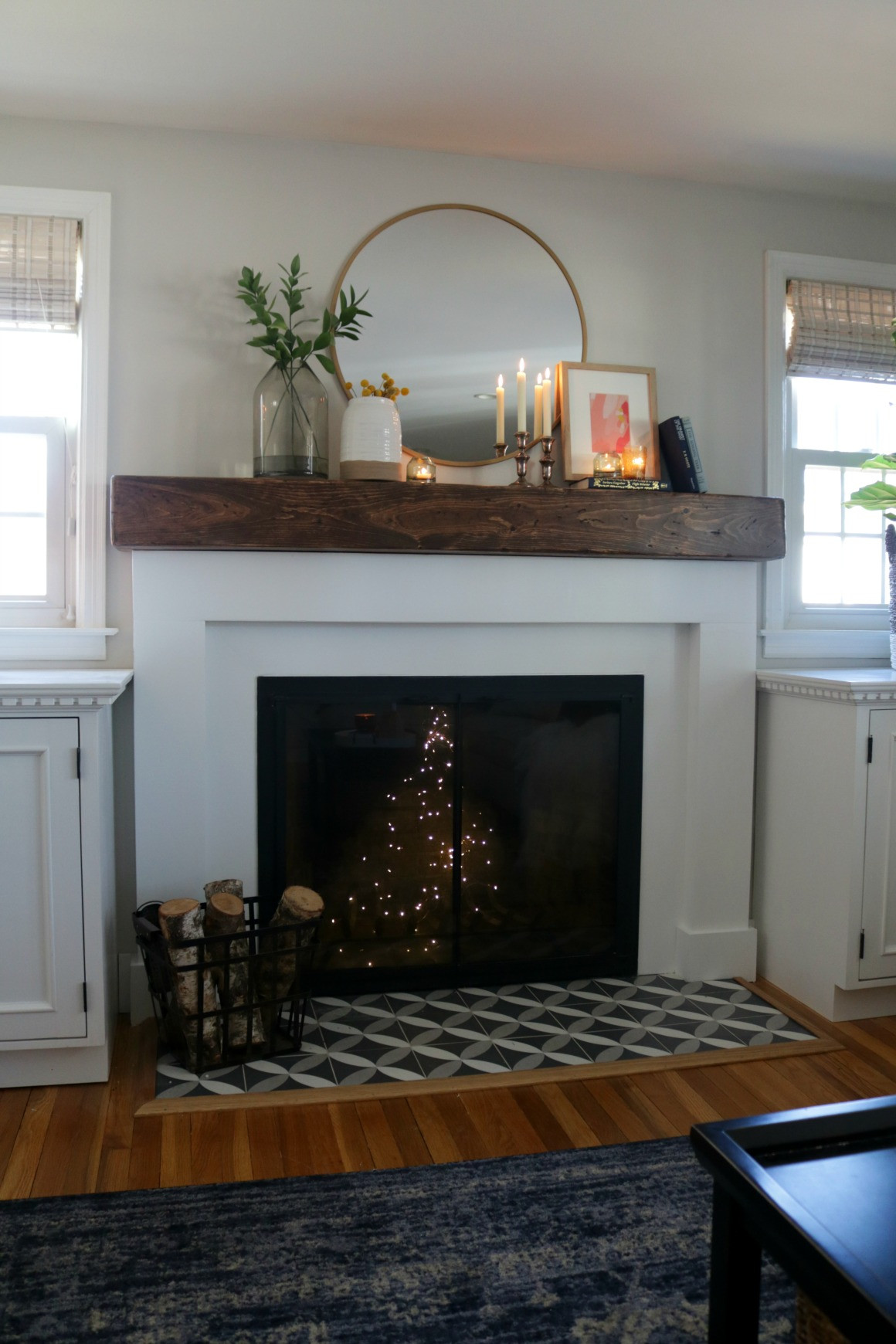 DIY Fireplace Decor
 Fireplace Makeover and Styled with Decor from Tar