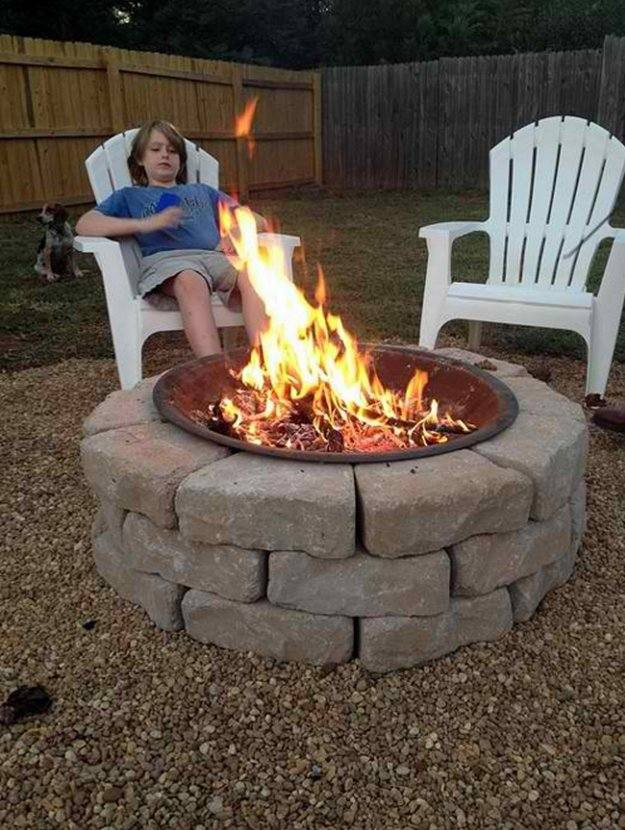 DIY Fireplace Outdoor
 15 DIY Outdoor Fireplace Ideas to bat the Winter Chill