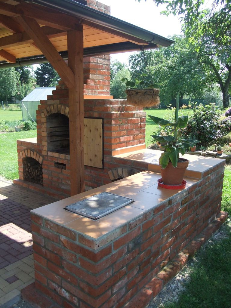 DIY Fireplace Outdoor
 DIY outdoor fireplace with grill