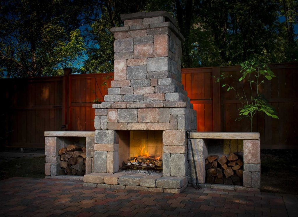 DIY Fireplace Outdoor
 DIY outdoor Fremont fireplace kit makes hardscaping simple