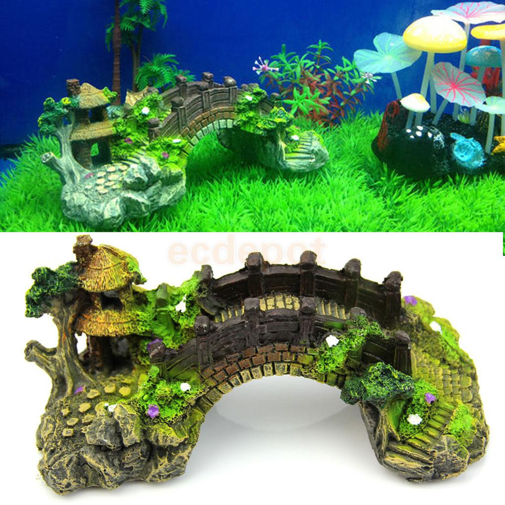 DIY Fish Tank Decor
 Aquarium Decoration Arch Bridge Rockery for Fish Tank DIY