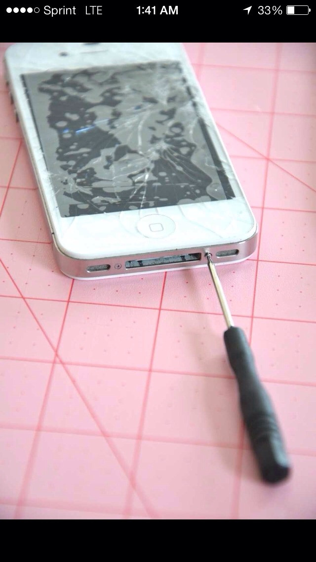 DIY Fix Cracked Screen
 How To Fix A Cracked iPhone Screen DIY by Andrea Soto Musely