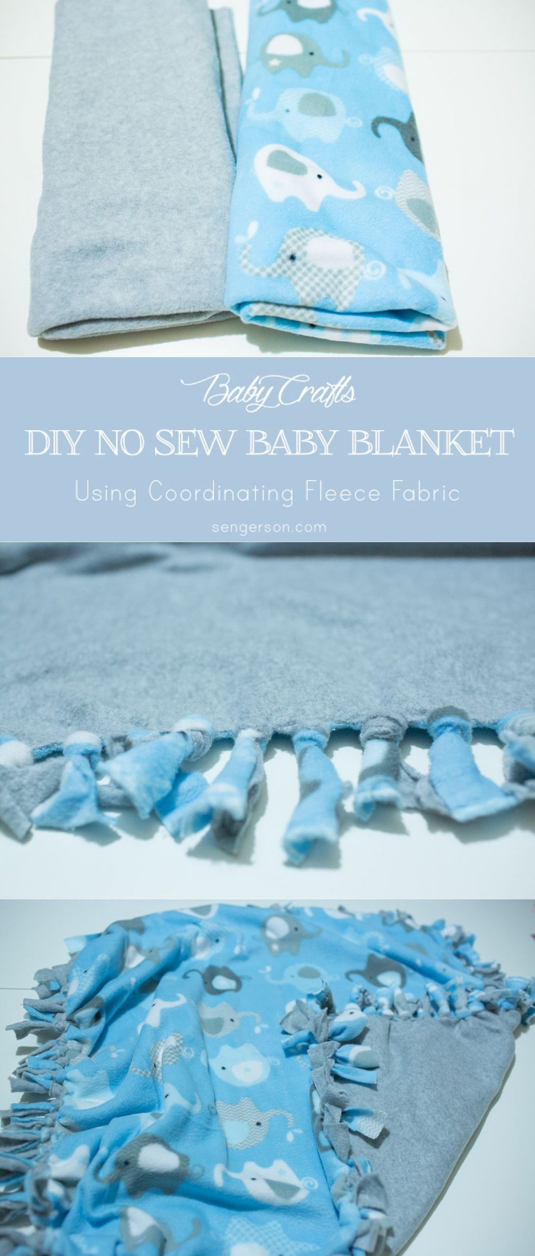 DIY Fleece Baby Blanket
 No Sew Fleece Baby Blanket Tutorial 6 Easy Steps with