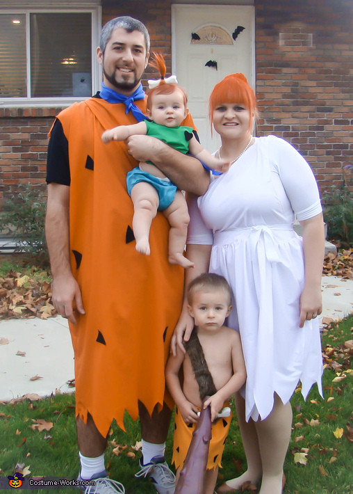 DIY Flintstones Costumes
 DIY Flintstones Family Halloween Costume