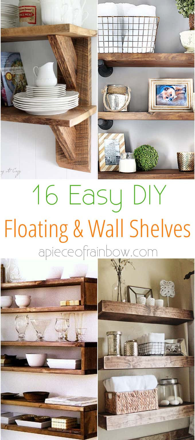 DIY Floating Shelf Brackets
 16 Easy and Stylish DIY Floating Shelves & Wall Shelves