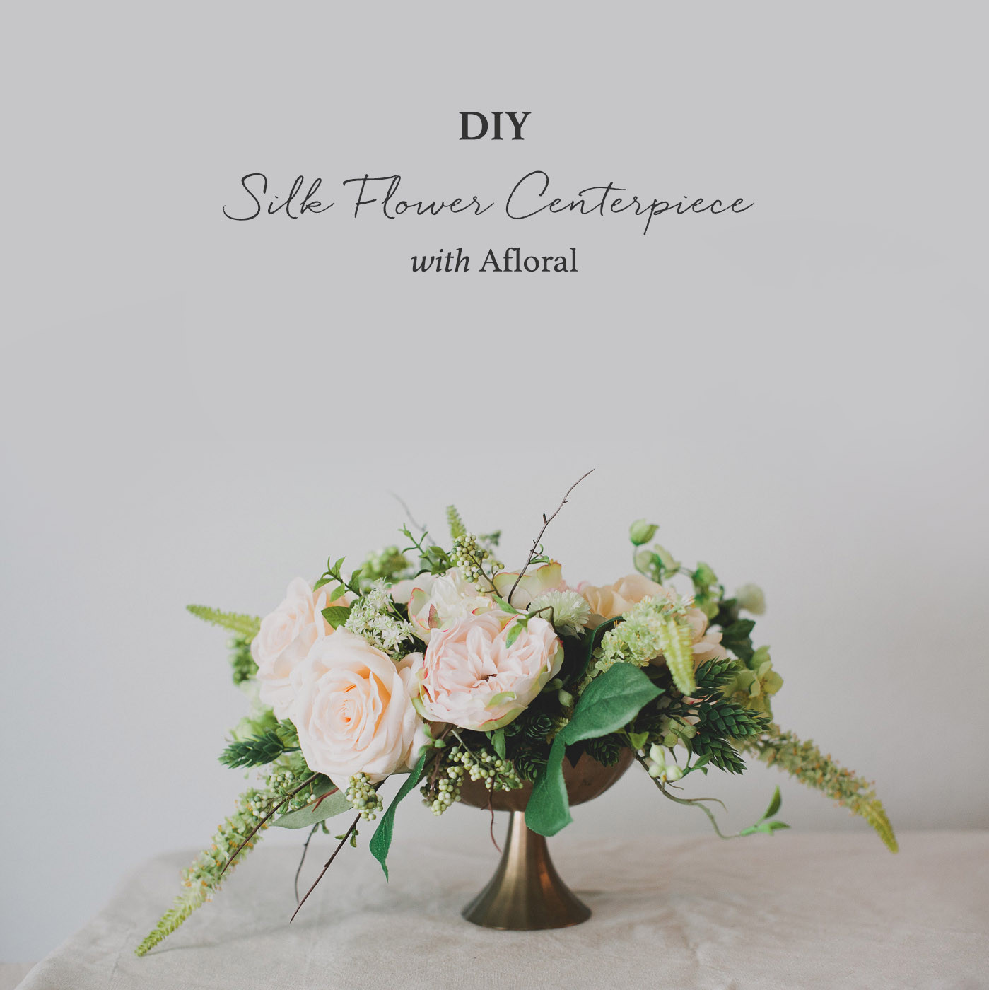 DIY Flower Centerpieces For Weddings
 DIY Silk Flower Centerpiece Green Wedding Shoes