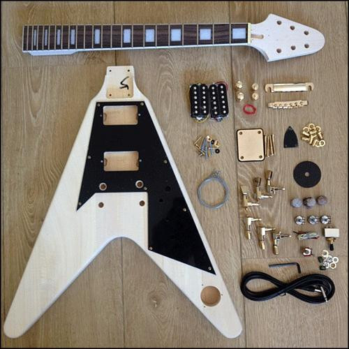 DIY Flying V Guitar Kit
 DIY Flying V Electric Guitar Kit Blackbeard s Den