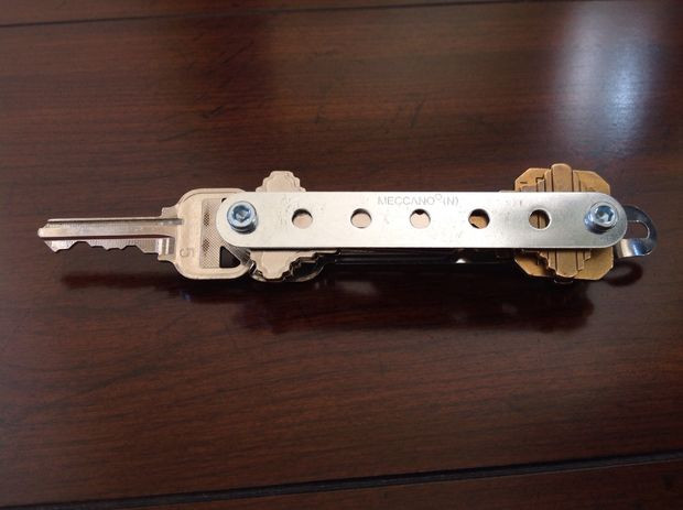 DIY Folding Key Organizer
 DIY KeySmart Key Organizer