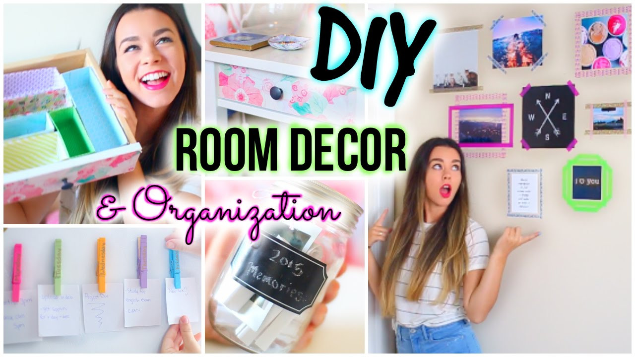 DIY For Room Organization
 DIY Room Decor & Organization For 2015