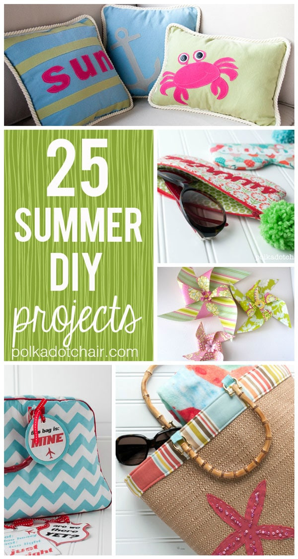 Diy For Summer
 25 summer diy projects The Polka Dot Chair