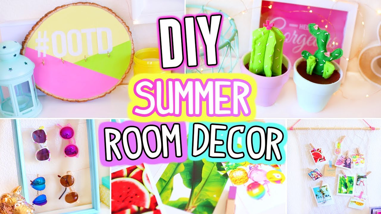 Diy For Summer
 DIY Room Decor For Summer Easy & Fun 5 Minutes Crafts