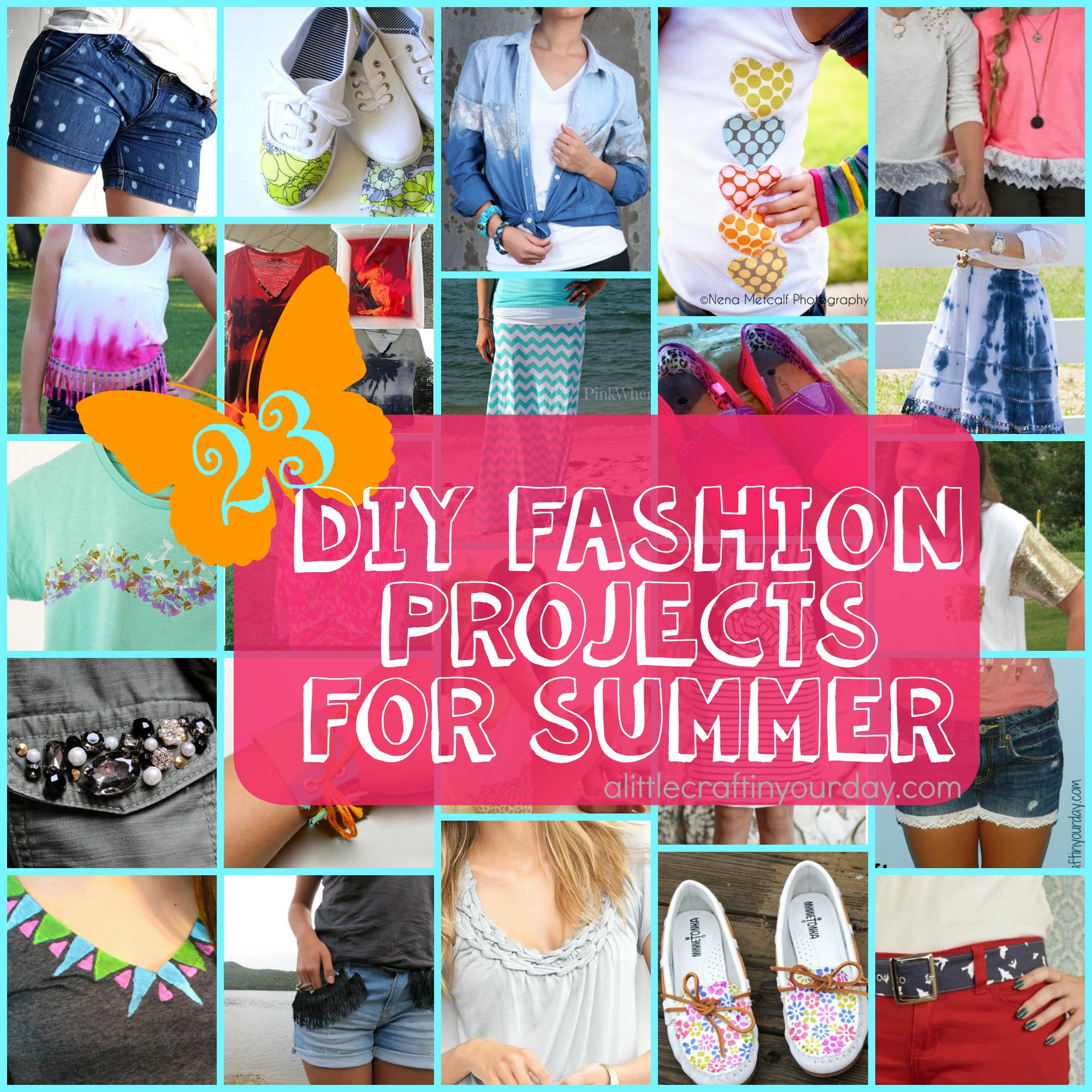 Diy For Summer
 23 DIY Fashion Projects for Summer