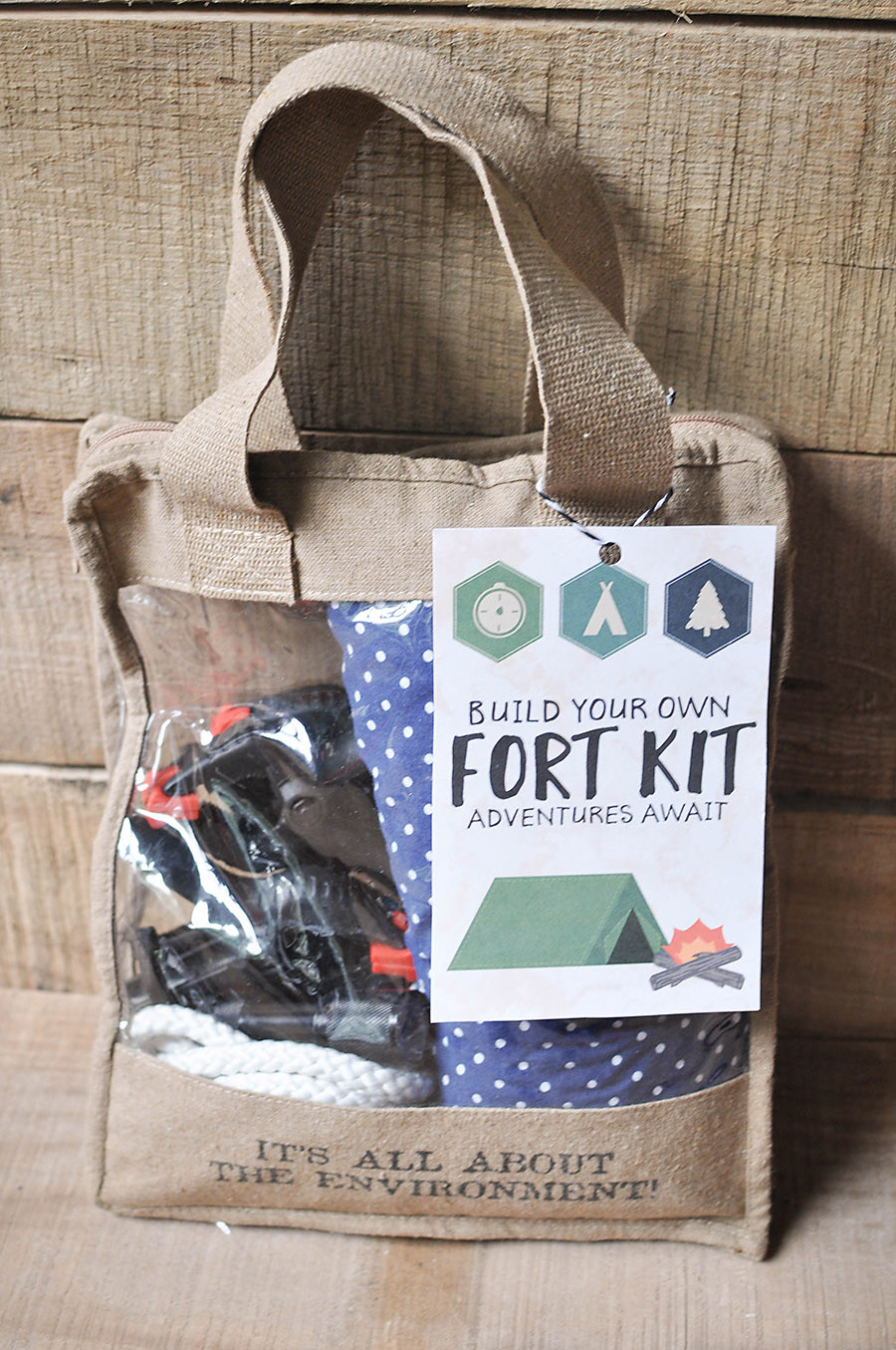 DIY Fort Kit
 DIY Fort Kit with a Free Printable Gift Tag Our