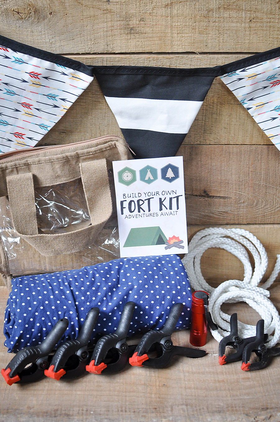 DIY Fort Kit
 DIY Fort Kit with a Free Printable Gift Tag Our