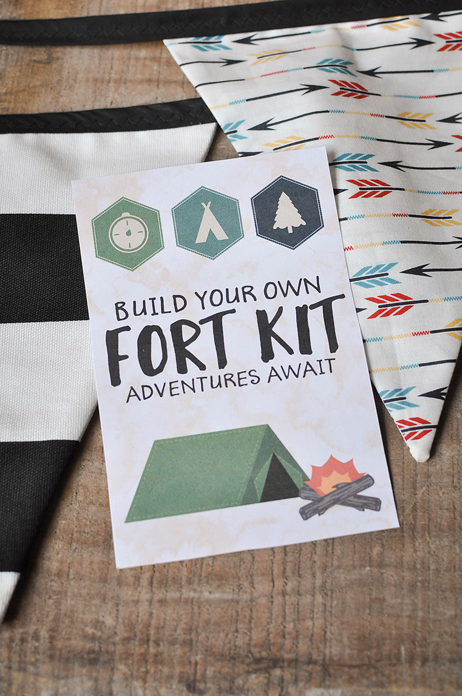 DIY Fort Kit
 DIY Fort Kit with a Free Printable Gift Tag Our