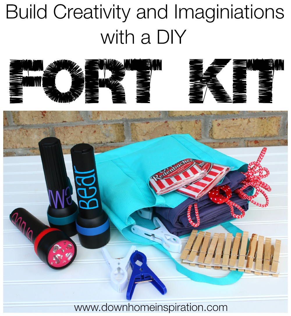 DIY Fort Kit
 Build a fun Summer with a DIY Fort Kit Down Home Inspiration