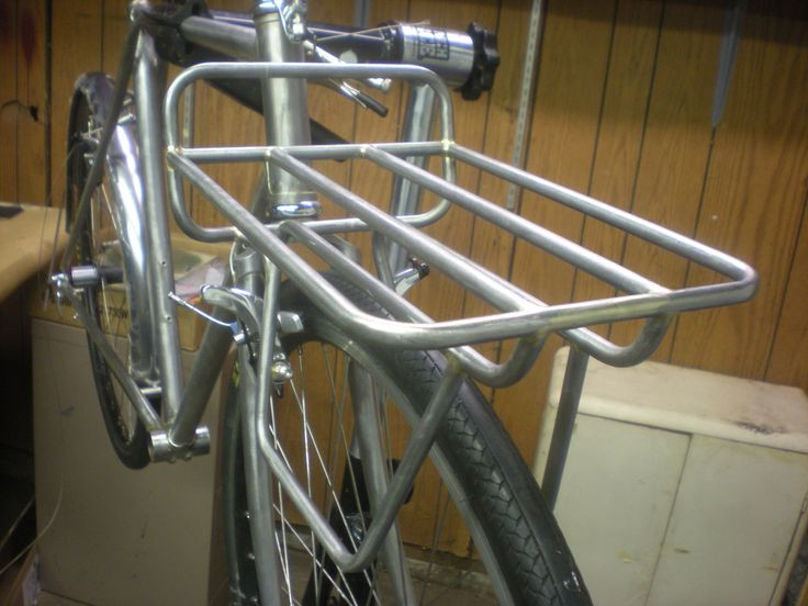 DIY Front Bike Rack
 front rack plete bike parts