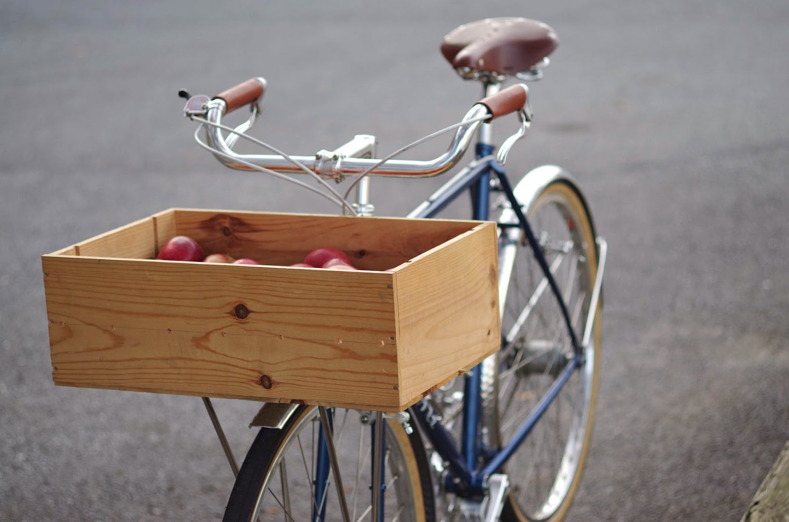 DIY Front Bike Rack
 The Velo ORANGE Blog Wine Crate Bike Basket A DIY Bike
