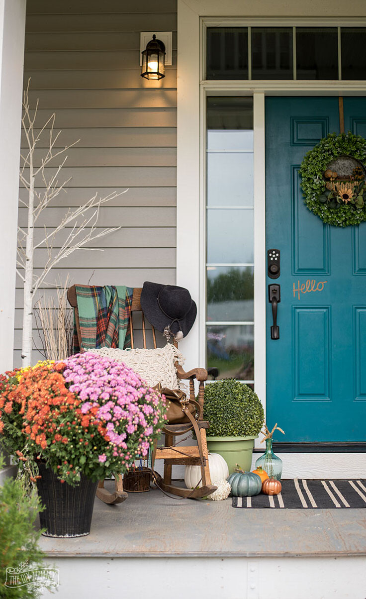 DIY Front Door Decor
 DIY Fall Front Door Decorations • The Garden Glove