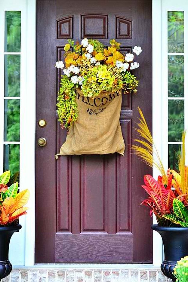 DIY Front Door Decor
 Autumn Front Door Decoration Ideas DIY Projects Craft