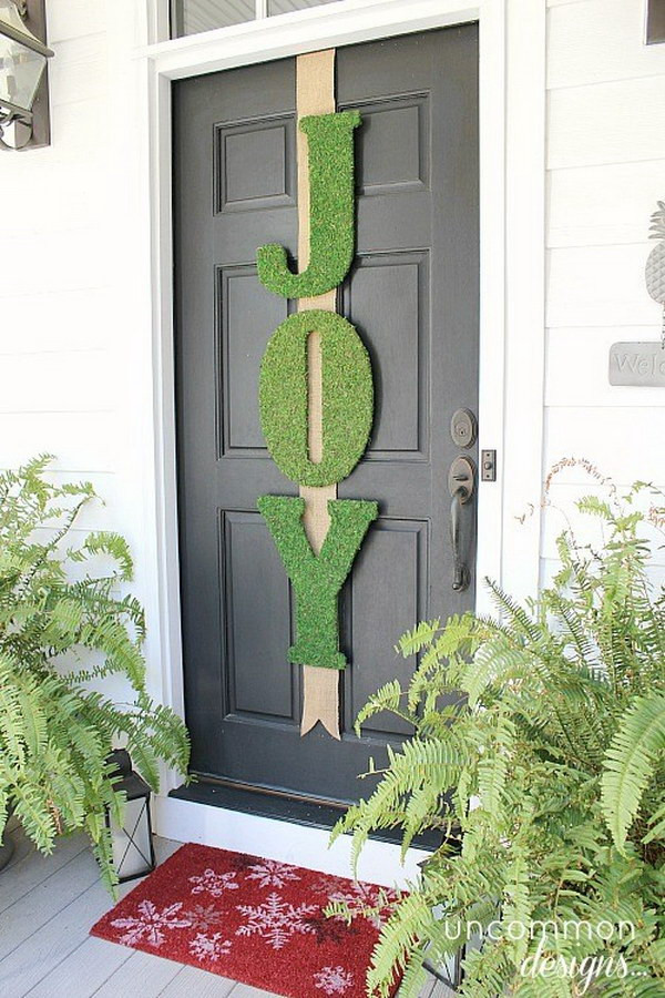 DIY Front Door Decor
 20 Creative DIY Christmas Door Decoration Ideas Noted List