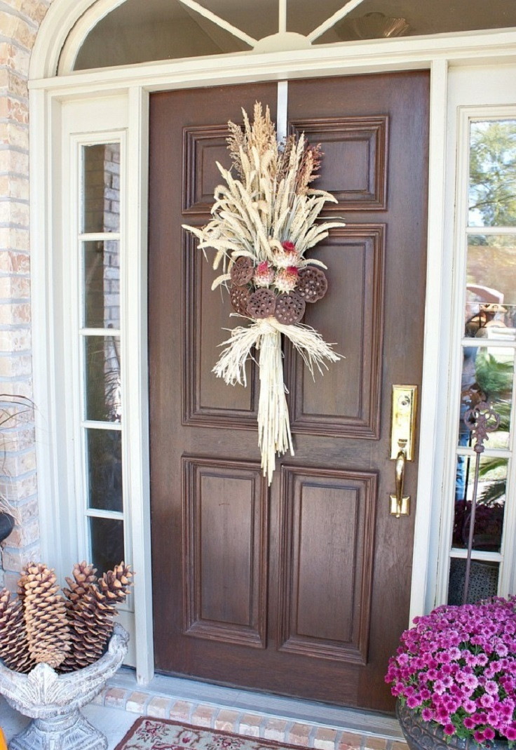 DIY Front Door Decor
 Top 10 Amazing DIY Fall Door Decorations Top Inspired
