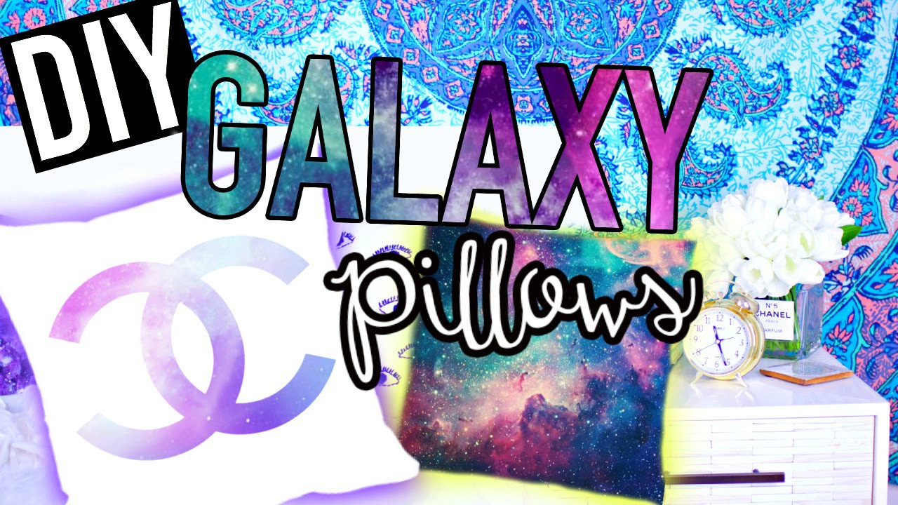 DIY Galaxy Room Decor
 DIY Galaxy Pillows Tumblr Room Decor for Teens