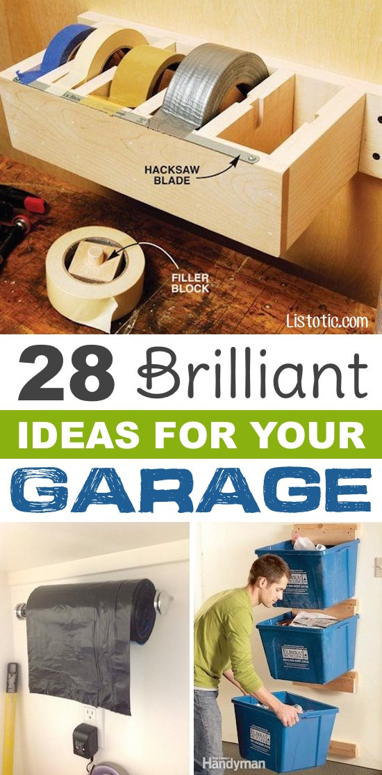 Diy Garage Organizing
 28 Brilliant Garage Organization Ideas With