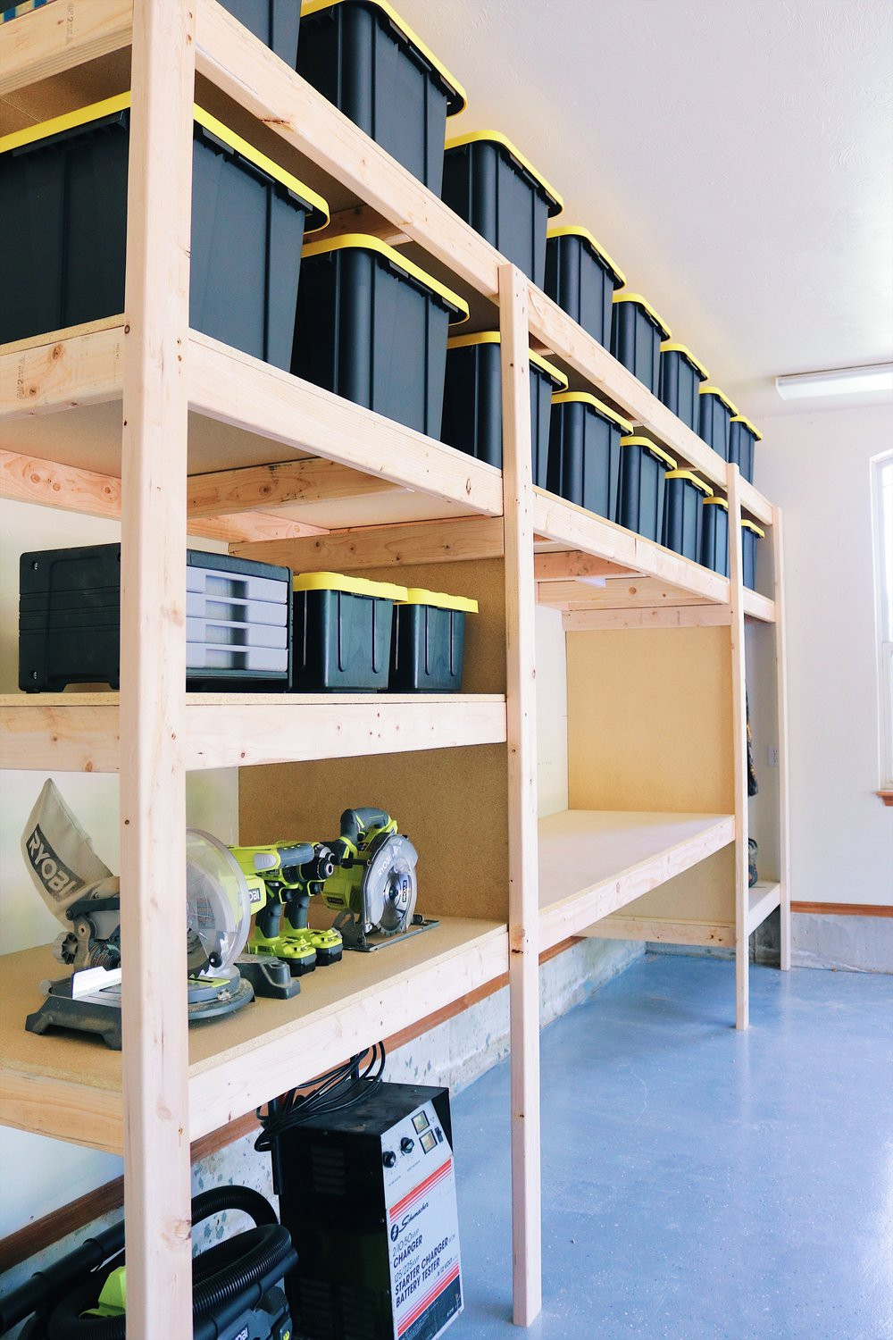 DIY Garage Plan
 DIY Garage Shelves — Modern Builds