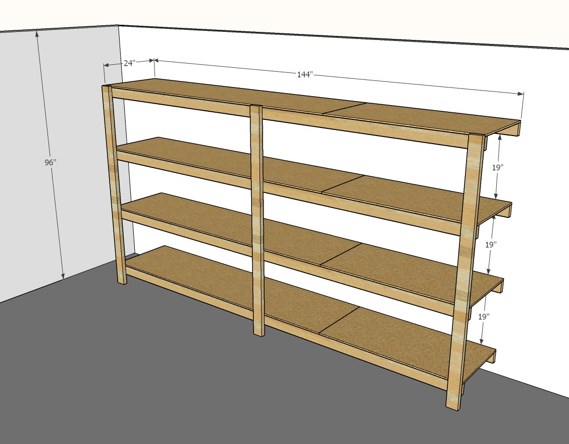 DIY Garage Shelves Plans
 BEST DIY Garage Shelves Attached to Walls