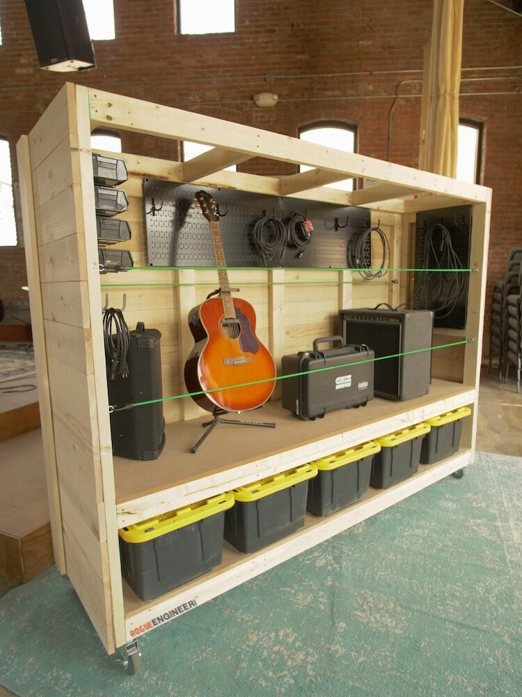 DIY Garage Shelves Plans
 Portable Garage Storage Shelves Rogue Engineer