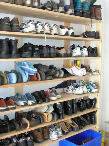 DIY Garage Shoe Rack
 Beautiful Shoe Racks For Garage in 2019