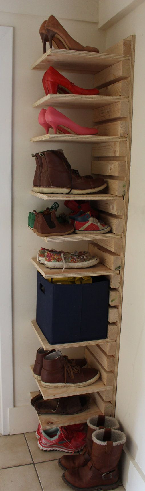 DIY Garage Shoe Rack
 132 best images about Shelf Ideas on Pinterest