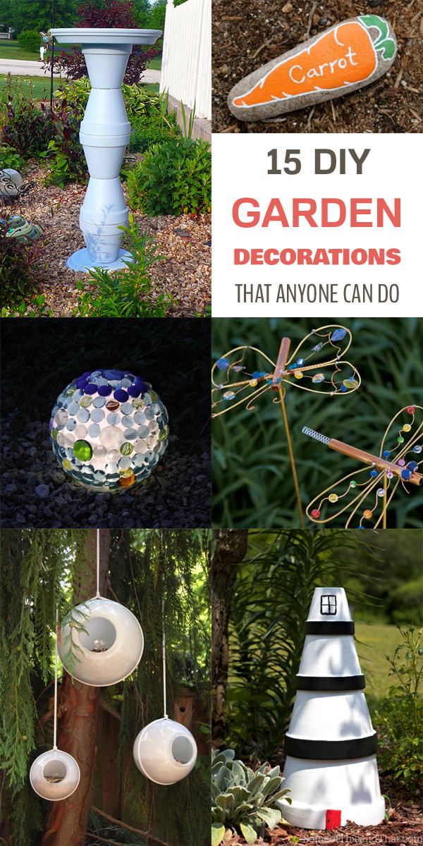 DIY Garden Gifts
 15 DIY Garden Decorations That Anyone Can Do