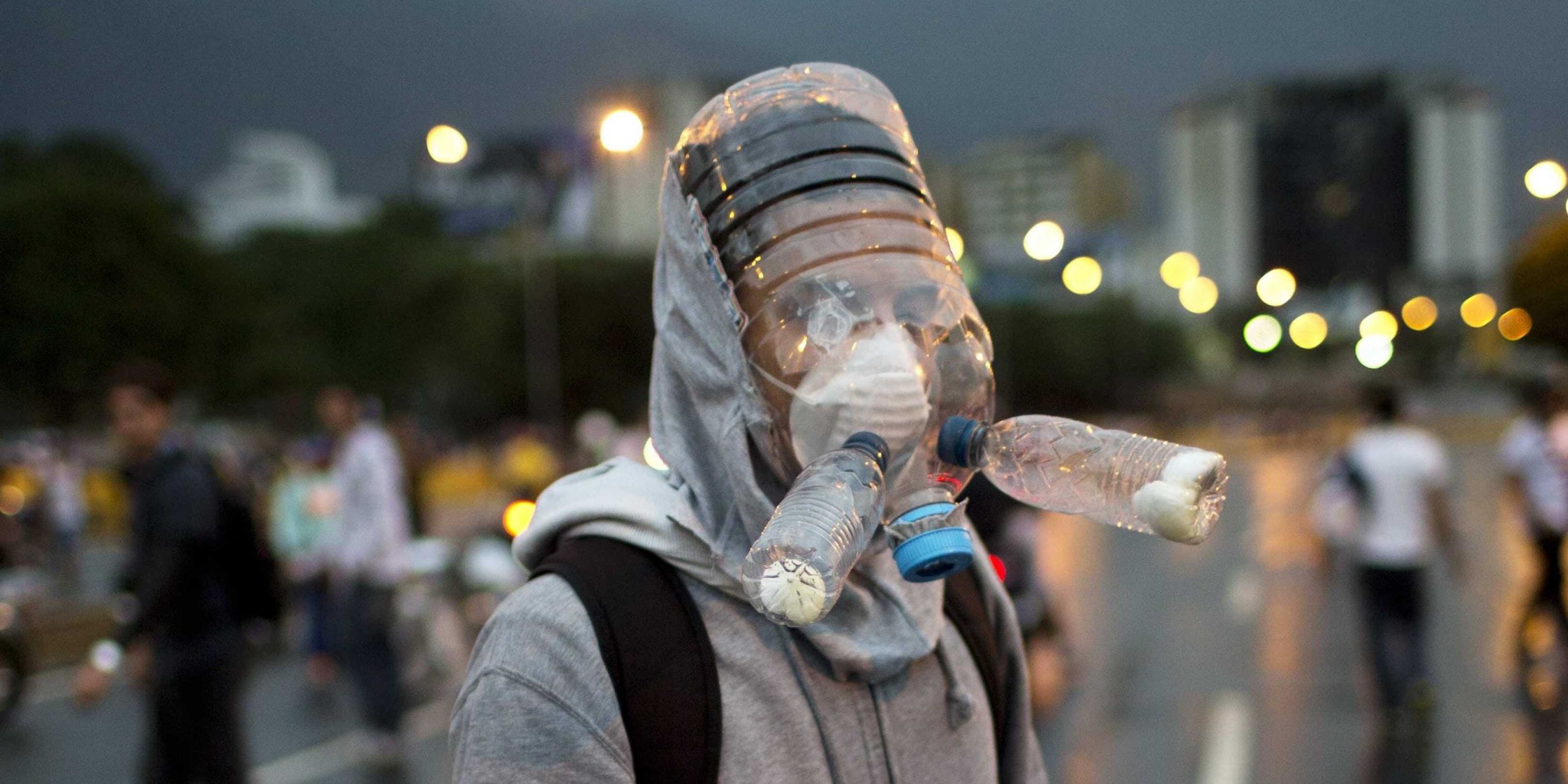 DIY Gas Mask
 Venezuela Homemade Gas Masks Business Insider