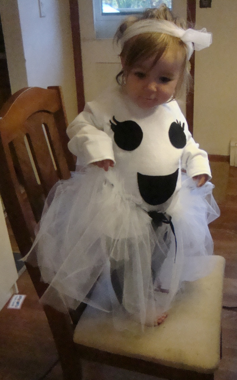 DIY Ghost Costume For Toddler
 Make a Boo tiful DIY Ghost Costume and No Sew Tutu