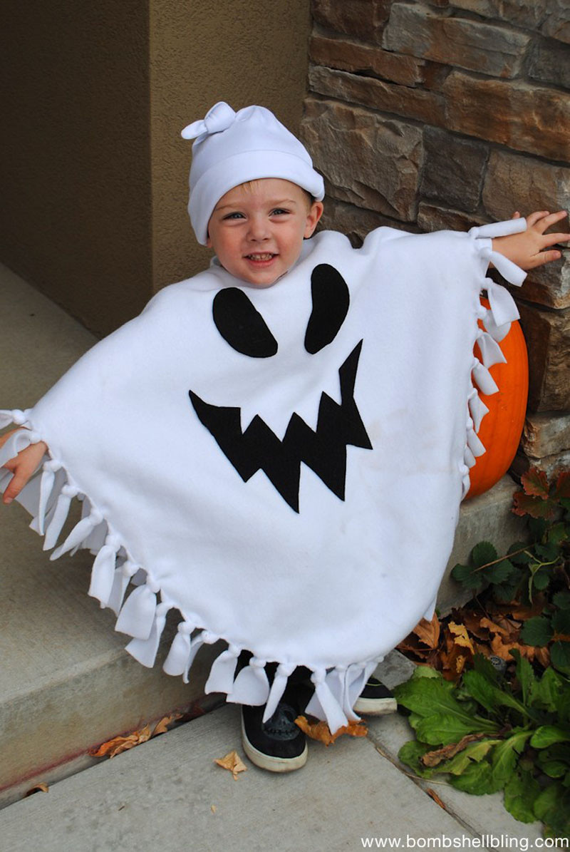 DIY Ghost Costume For Toddler
 22 DIY Toddler Halloween Costumes