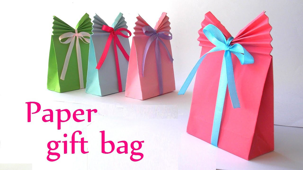 DIY Gift Bags From Wrapping Paper
 DIY crafts Paper GIFT BAG Easy Innova Crafts
