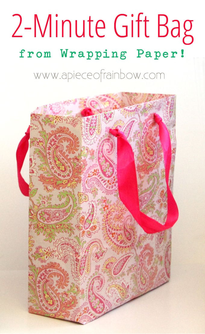 DIY Gift Bags From Wrapping Paper
 Fastest & Easiest Way To Make Gift Bags from Any Paper