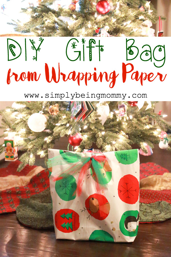 DIY Gift Bags From Wrapping Paper
 DIY Gift Bag from Wrapping Paper