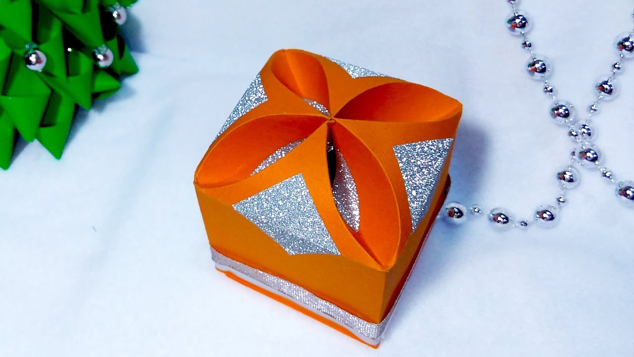 DIY Gift Box Template
 DIY Gift box NO templates ANY SIZE SUPER easy